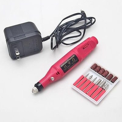 Pen Shape Electric Nail Art Salon Manicure Pedicure Drill File Polish Tool Set (161349276266)