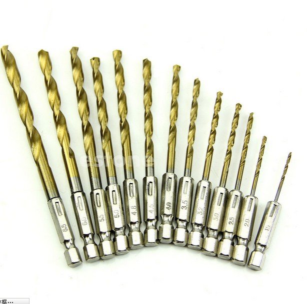 13pcs Hex Shank Quick change Cobalt Drill Bit Set Multi Bits(231534532034)