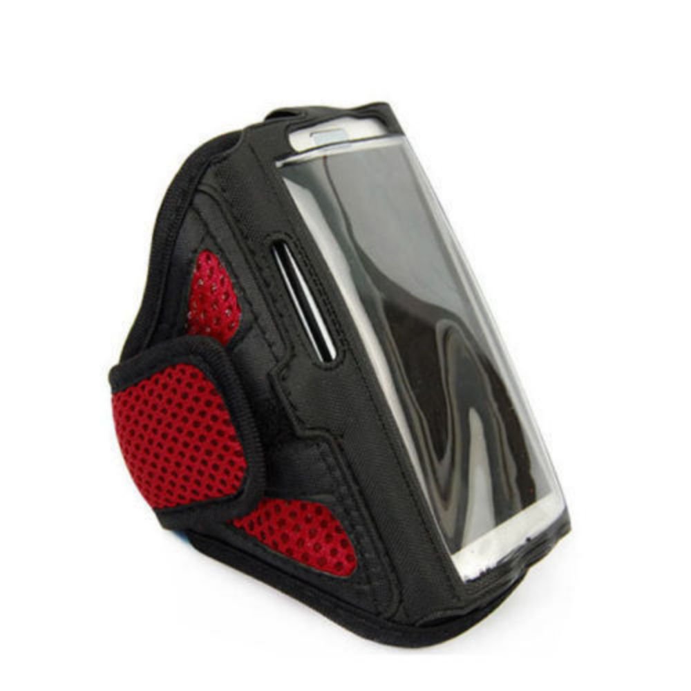 Red For iPhone 6 Plus 5.5" Sports Running Cycling Mesh Armband Phone Case Cover