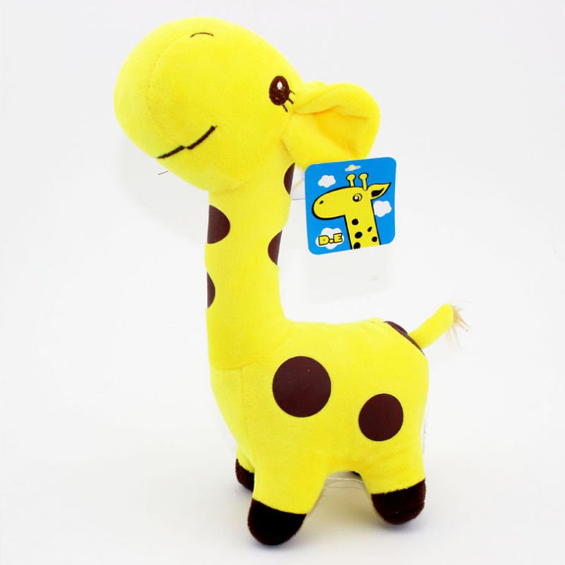 yellow giraffe stuffed animal