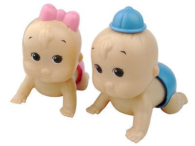 Boy and Girl Windup Crawling Crawl Toy Doll Christmas Gift for Child Baby Kid DB
