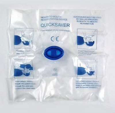 5 x First Aid CPR Resuscitator Mouth Mask Hygiene Emergency Rescue Face Shield db