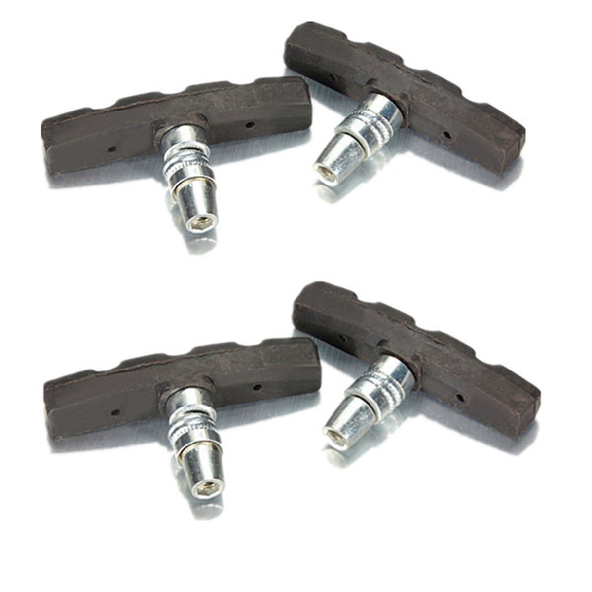 2 PAIR CYCLING BICYCLE CYCLE BIKE MTB ROAD V-BRAKE HOLDER PADS SHOES BLOCKS db
