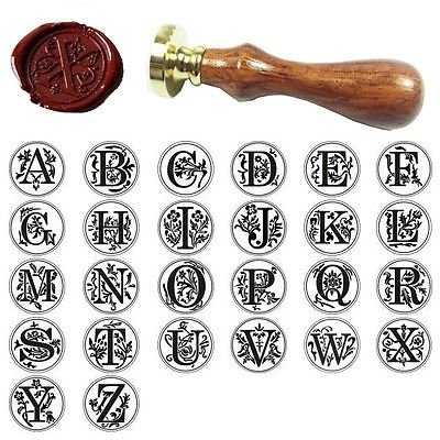 Classic Alphabet Initial Sealing Wax Seal Stamp Invitations Gift -One Pcs Letter U