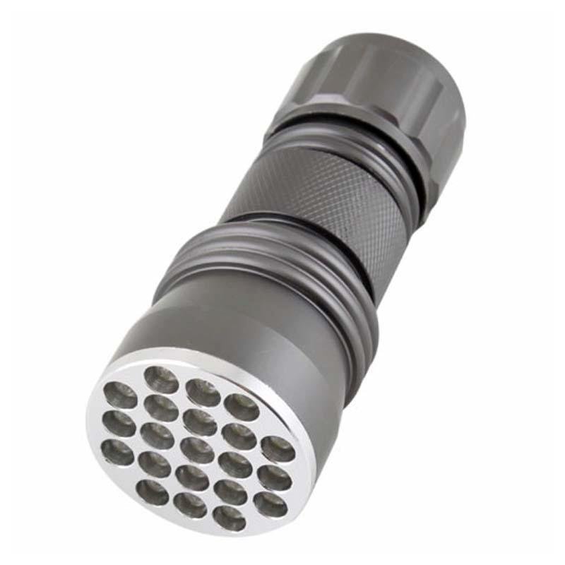 21 LED Ultra Violet UV Light Torch Flashlight Camping DB
