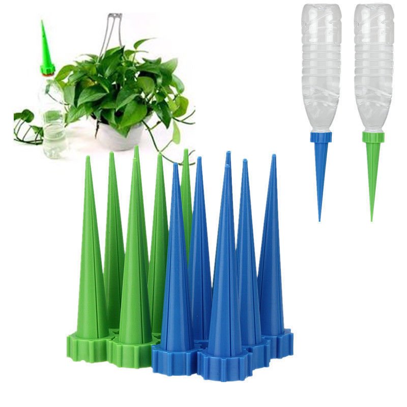 4 Pcs Automatic Watering Irrigation Spike Garden Plant Flower Drip Sprinkler Water db