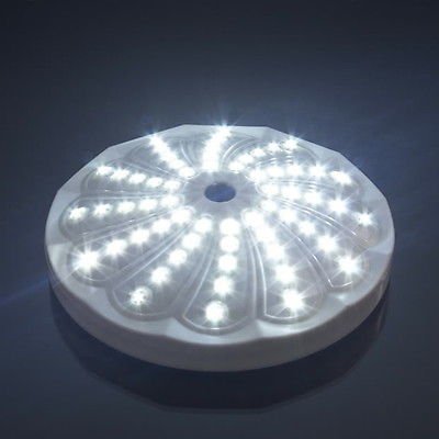 60 LED White UFO Light Lamp Lantern for Outdoor db