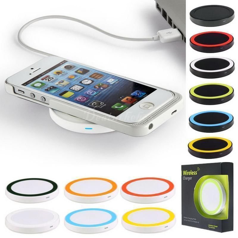 Qi Wireless Charger Charging Pad For Samsung Galaxy S6 S5 S4 Note3 Nexus Orange Color DB