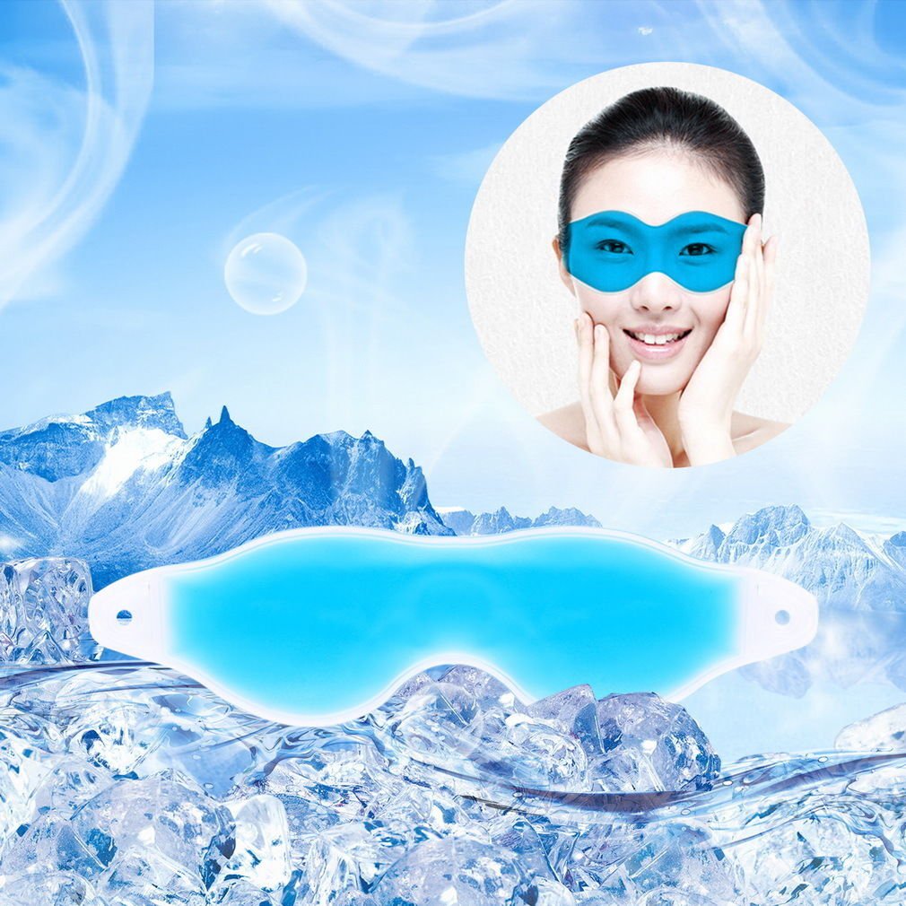 "Summer Cool Ice Eye Mask Sleep Headache Relief Goggles Eye Gel Ice goggles db