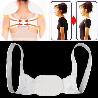 Adjustable Therapy Posture Body Shoulder Support Belt Brace Back Corrector DB