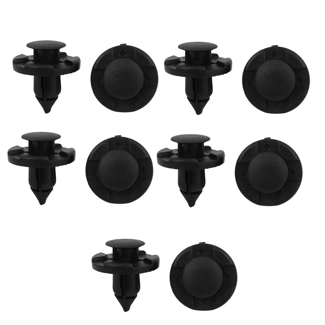 Plastic Trim Clip Fastener 8mm Bumpers Grills Side Skirts 10Pc for Nissan DB