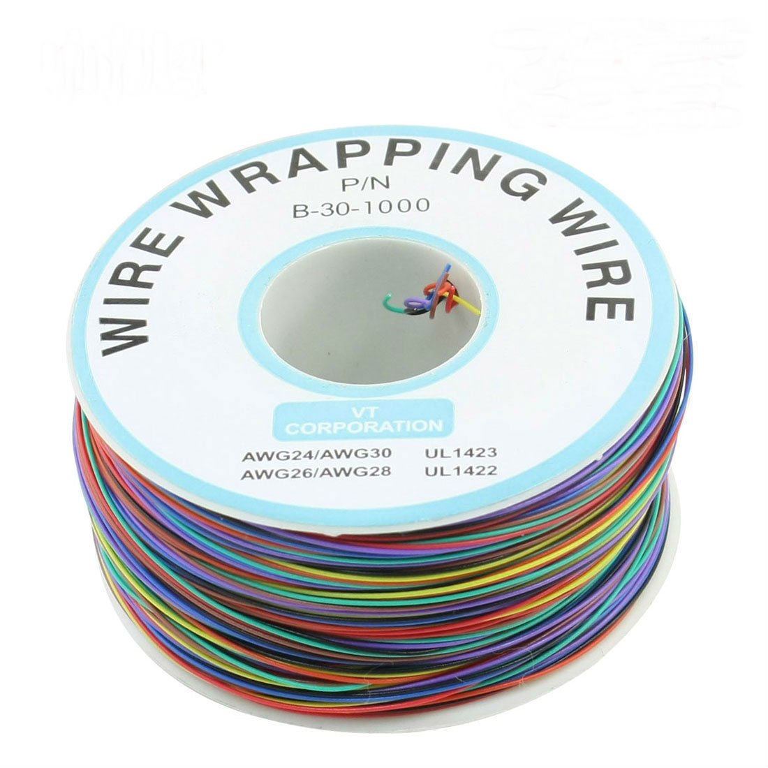 200M 30AWG Tin Plated Copper 8 Wire Colored Insulation Test Wrapping Cable Roll db