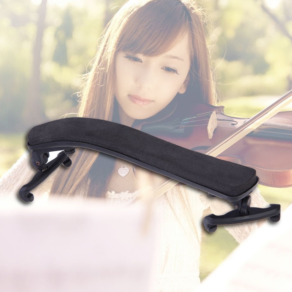 Pro Adjustable Violin Shoulder Rest Pad Supporter Size 3/4 4/4 Height Angle db