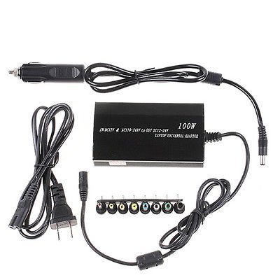 For Laptop In Car DC Charger Notebook AC Adapter Power Supply 100W Universal db
