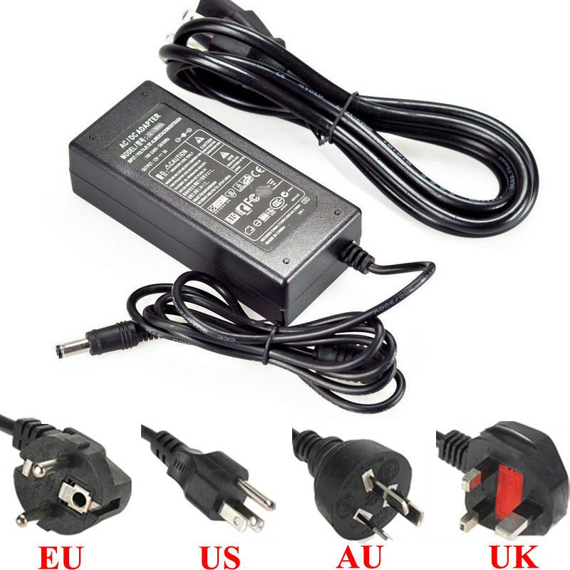 AC 85-245V To DC 12V 2A 24W Power Supply Adapter For Led Light Strip UK Plug db