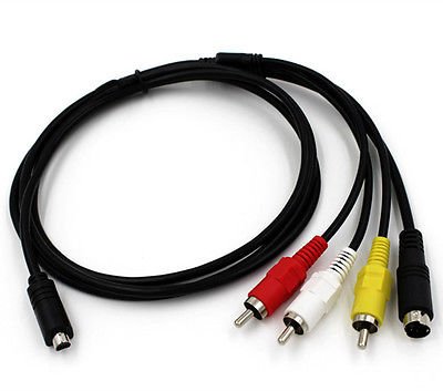 AV A/V TV Video Cable Cord Lead For Sony Camcorder Handycam HDR-SR11E SR12E SR1 NN
