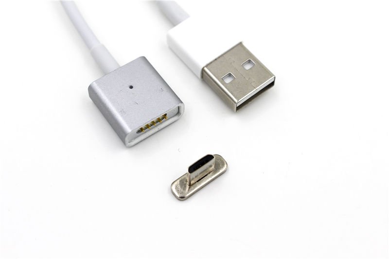 Metal Magnetic USB Charger Cable for ZTE Grand S Archos 50 Oxygen Kyocera Hydro MB