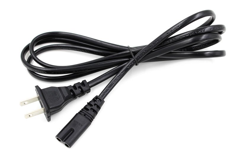 2-Prong AC Power Cord Cable Lead For HP Deskjet Printer Scanjet Scanner Adapter MB