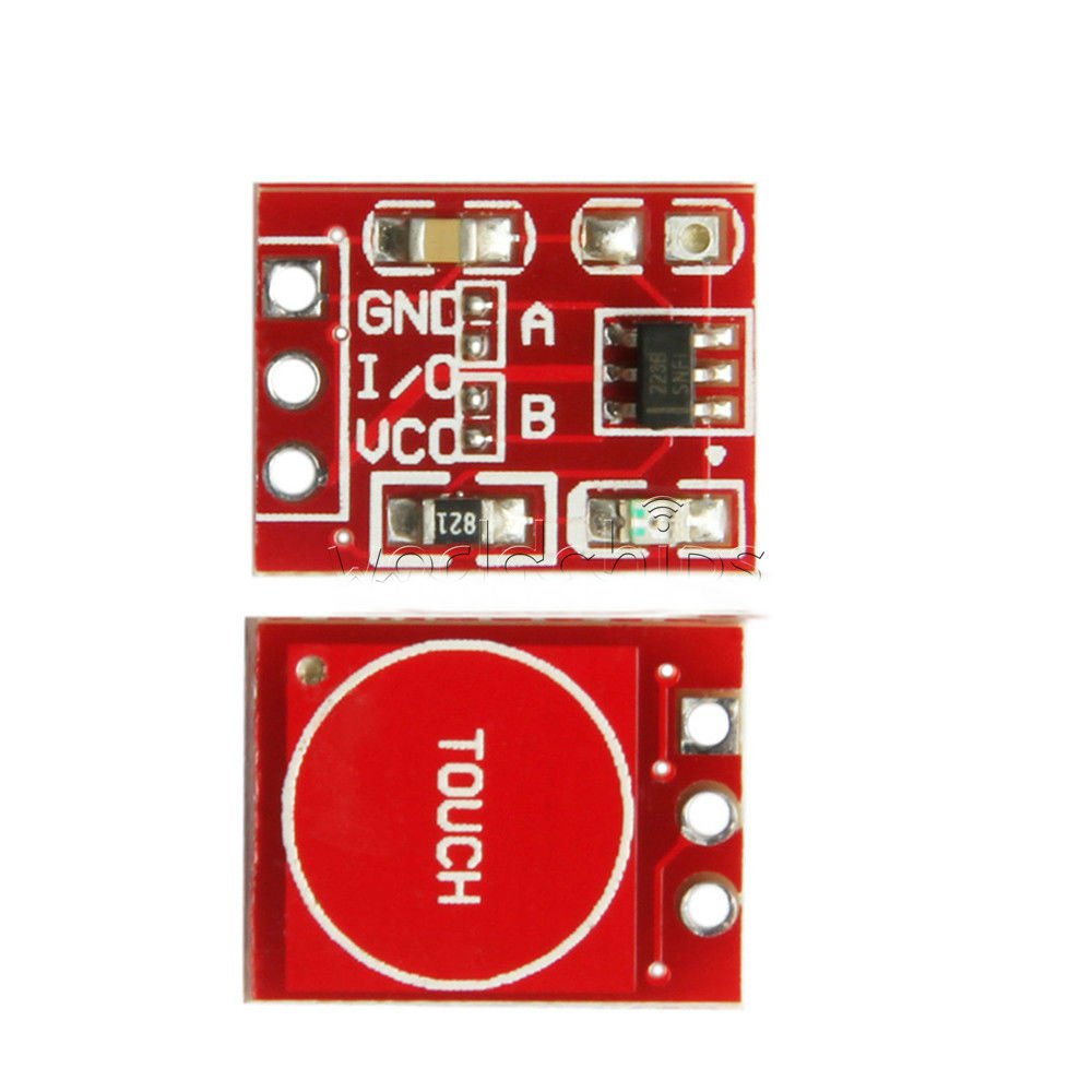 10PCS TTP223 Capacitive Touch Switch Button Self-Lock Module Sensor for Arduino D