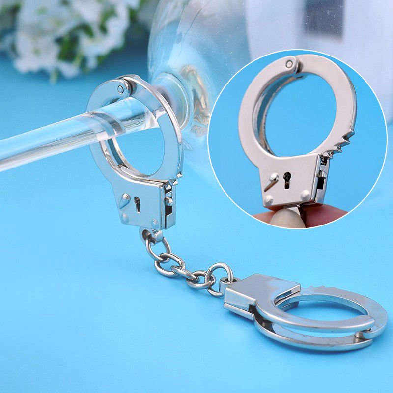 5 Pcs Keychain Mini Size Handcuffs