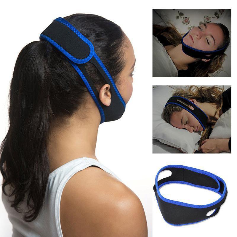 Anti Snore Stop Snoring Sleep Apnea Strap Belt Jaw Solution Support Aid new