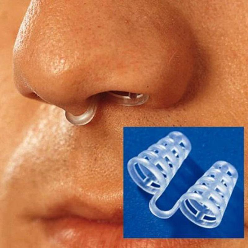Anti Snore Stop Snoring Sleep Apnea Strap Belt Jaw Solution Support Aid PP-Anti Snor Nose clip