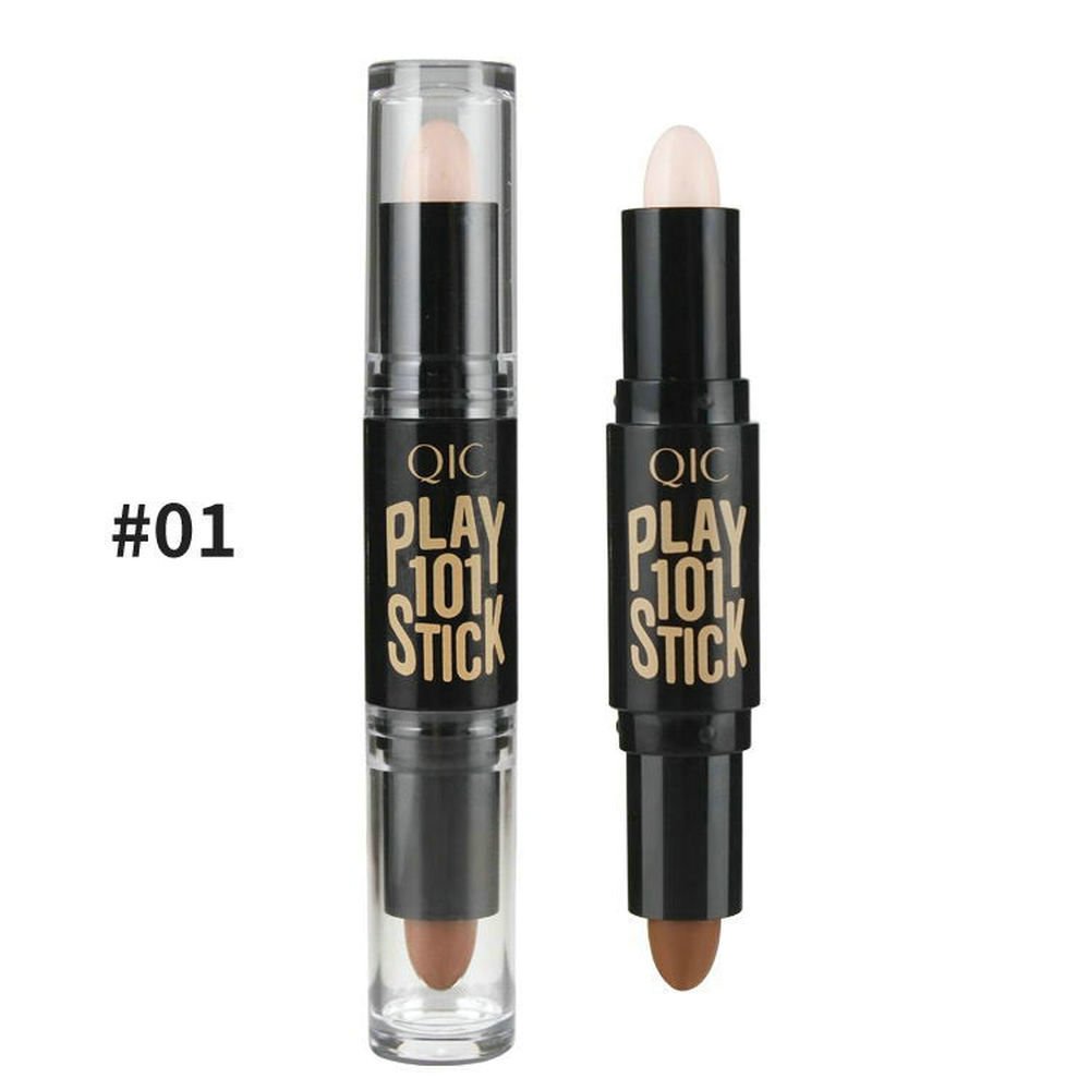 3 x Makeup Natural Cream Face Eye Foundation Concealer Highlight Contour Pen Stick