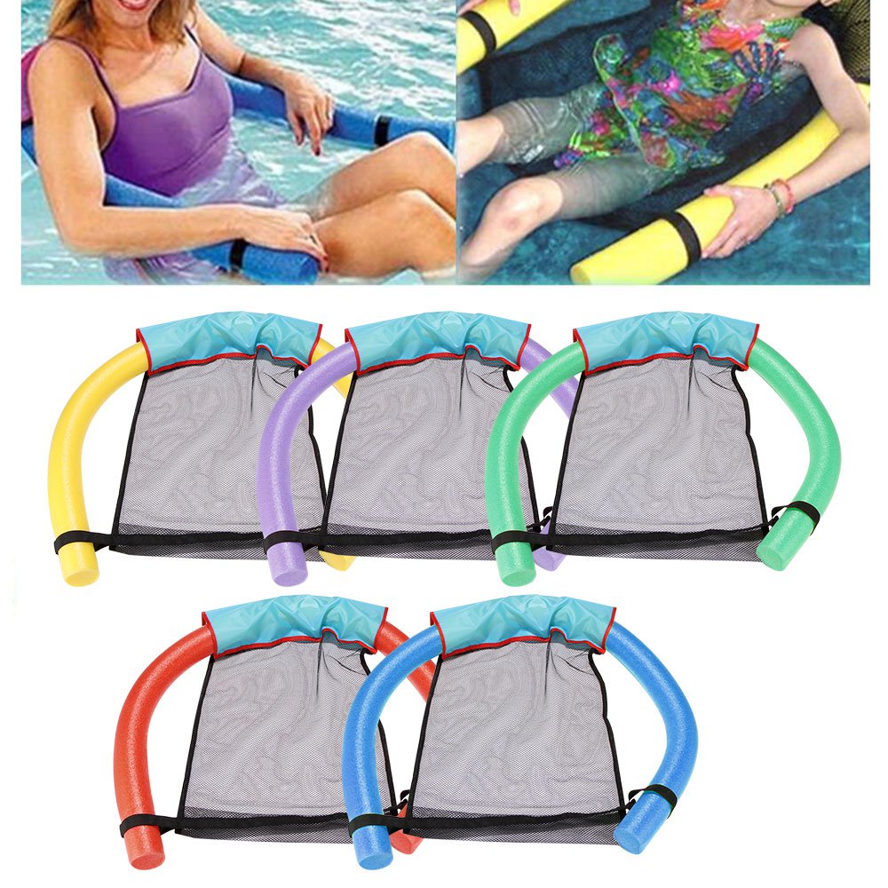 Swimming Floating Chair Pool Seat Water Flodable Ring Float Beach Ring Noodle