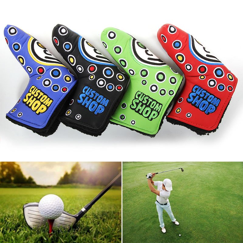 PU Golf Putter Cover Pu Leather Waterproof Grip Protect Headcover Putter Cover Headcover