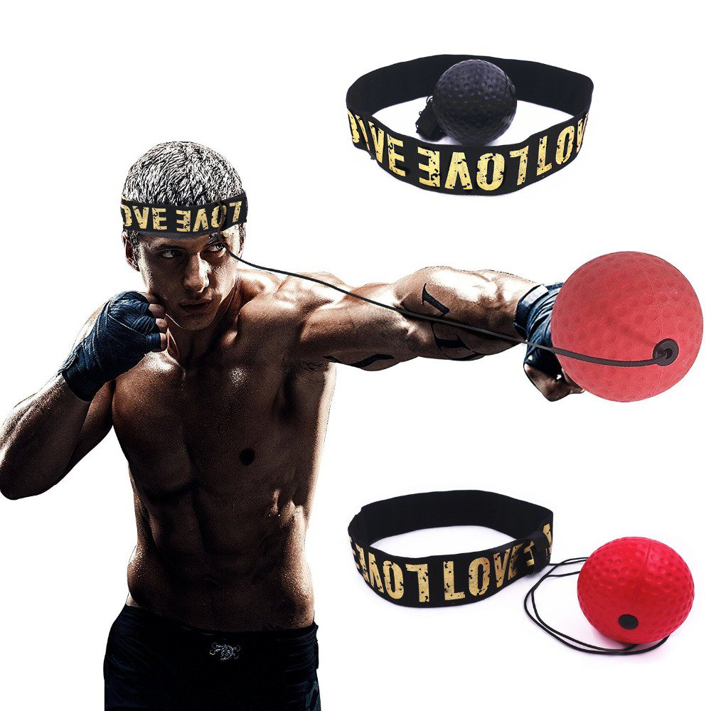 Boxing Reflex Speed Punch Ball Hand Eye Training Set