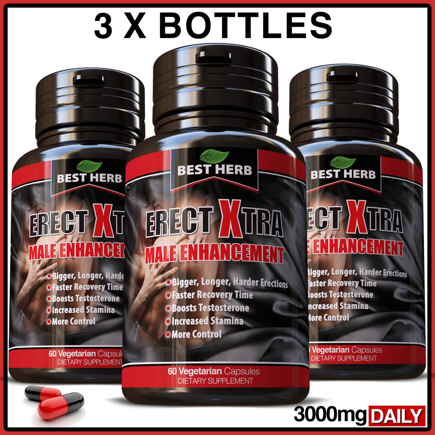 MALE PENIS ENLARGER GROWTH PILLS GET BIGGER STAMINA LIBIDO SEXUAL POWER CAPSULES ZZ