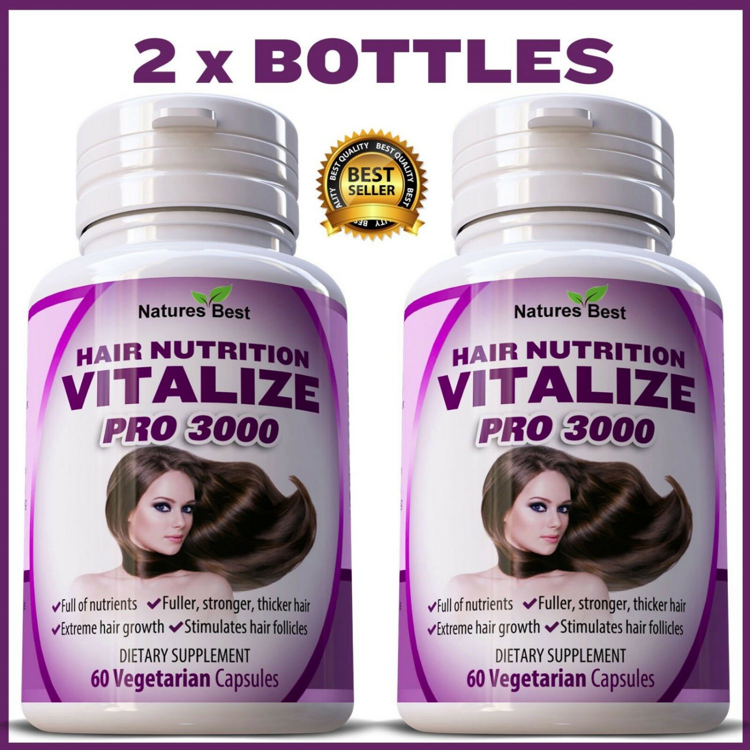 HERBAL HAIR VITAMINS FAST GROW ANTI LOSS GROWTH DHT BLOCKER STIMULATE CAPSULES ZX