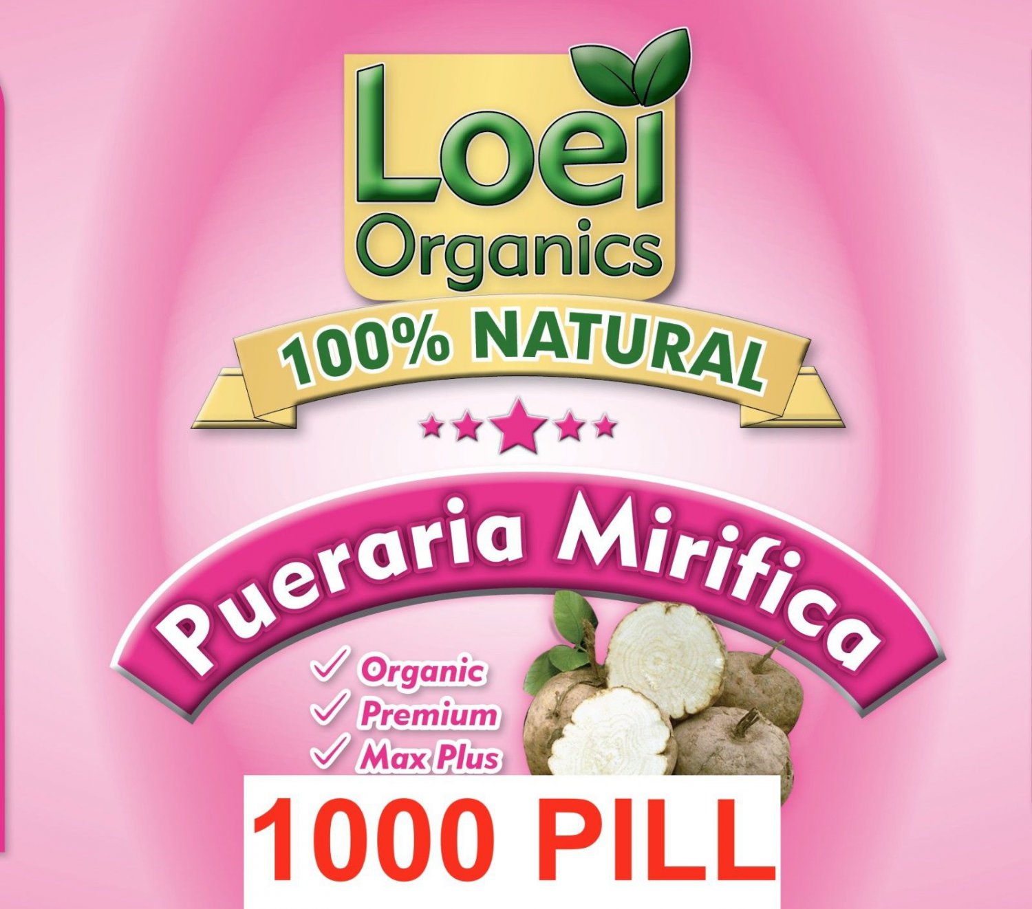 1000 PILLS (Discreet Post) 100% STRONGEST PUERARIA MIRIFICA BREAST ENLARGEMENT ZX