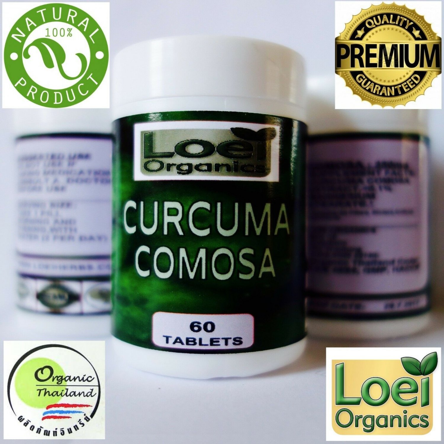 60 Curcuma Comosa Best ORGANIC MENSTRUAL RELIEF VAGINAL TIGHTEN REPAIR STOP ODOR ZX