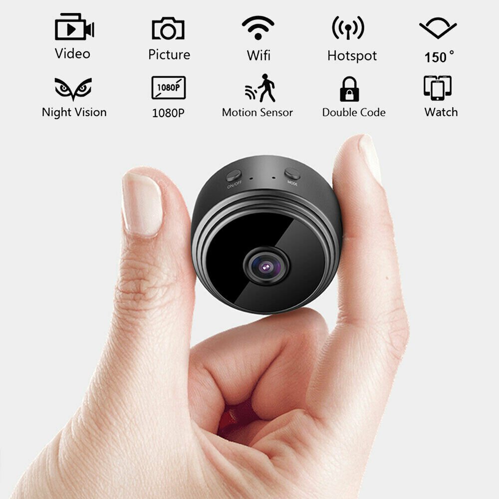 Mini Camera Wireless Wifi IP Home Security HD 1080P DVR Night Vision Remote Spy cc