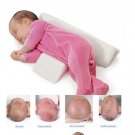 Newborn Baby Pillow Anti-rollover Side Sleeping Pillow Triangle Infant Baby Positioning Pillow White