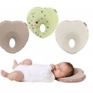 Newborn Baby Pillow Anti-rollover Pillow Infant Baby Positioning Pillow Khaki Heart