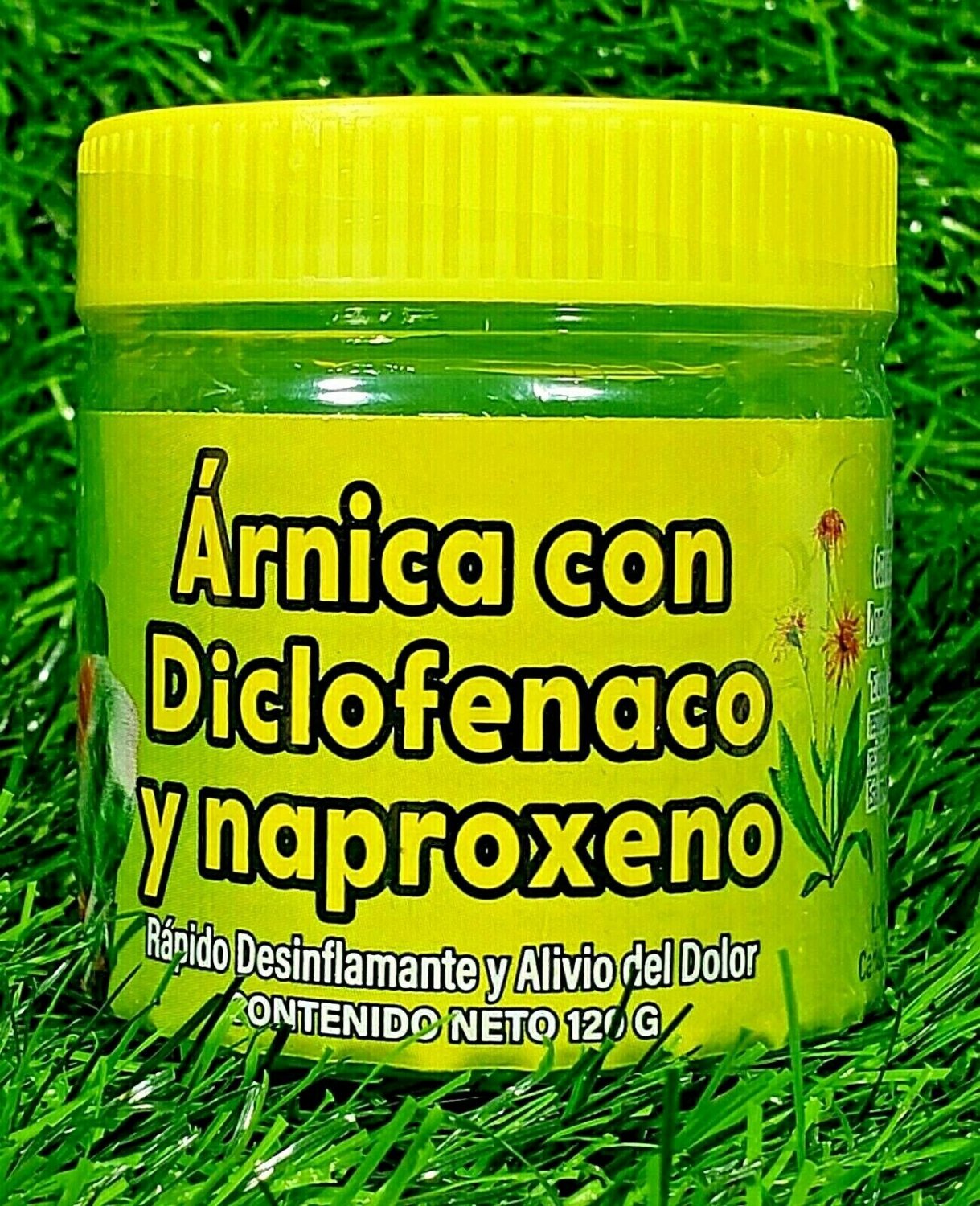 Arnica Naproxen 120 grs Support Pain Pomada Ointment new