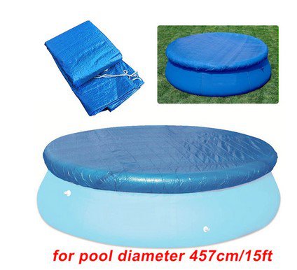 Swimming Pool Cover Round Rectangle Waterproof Cover Mat For 15 ft