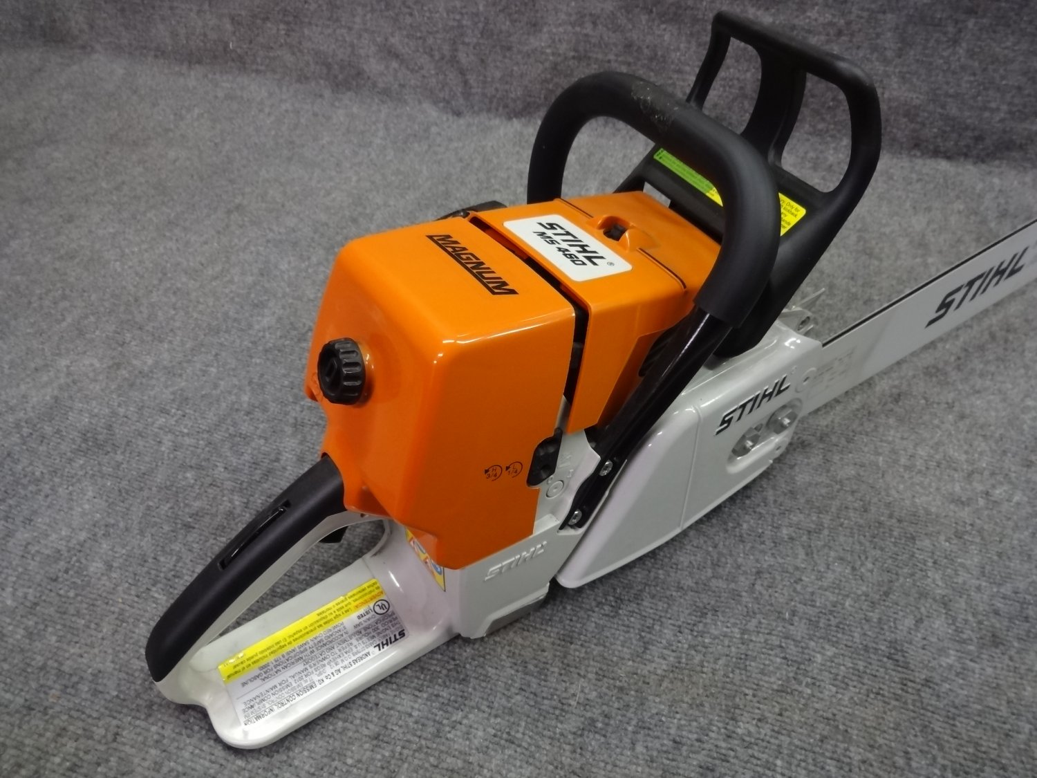 NEW STIHL MS460, MS 460 MAGNUM GAS CHAINSAW 25&quot; BAR &amp; CHAIN 77cc, 6 HP