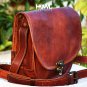 Handcrafted leather purse, leather crossbody bag for women, leather saddle shoulder bag women