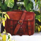 Vintage Style Leather School/Messenger Bag, Handcrafted Leather Shoulder Bag for men/Women