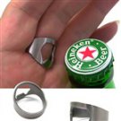 Alloy Finger Ring Design Bottle Opener Innovative Accessories for Home Bar 22cm Inner Diameter