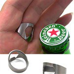 Alloy Finger Ring Design Bottle Opener Innovative Accessories for Home Bar 22cm Inner Diameter