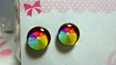 Colourful Magnetic Stud Earrings