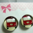 Bus Design Magnetic Stud Earrings