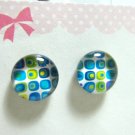Abstract Magnetic Stud Earrings