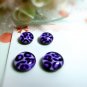 Leopard Print Magnetic Stud Earrings