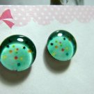 Polka dots Magnetic Stud Earrings