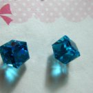 Colored Crystal Magnetic Stud Earrings